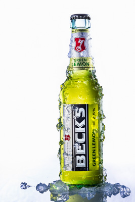 Boutielle de bière shooting