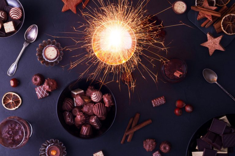 Chocolate piece christmas