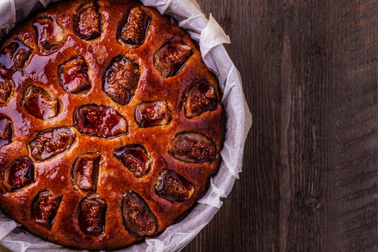 Gateau au miel et au figues